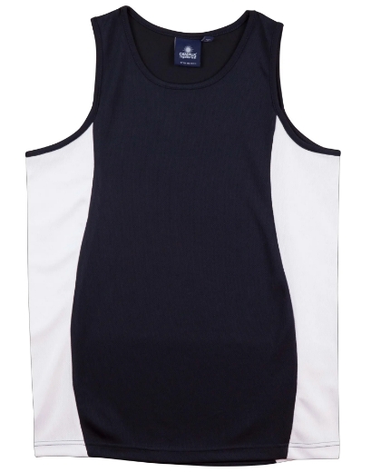 Picture of Winning Spirit, Kids Truedry Contrast Mesh Singlet